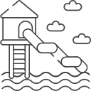 toboggan aquatique